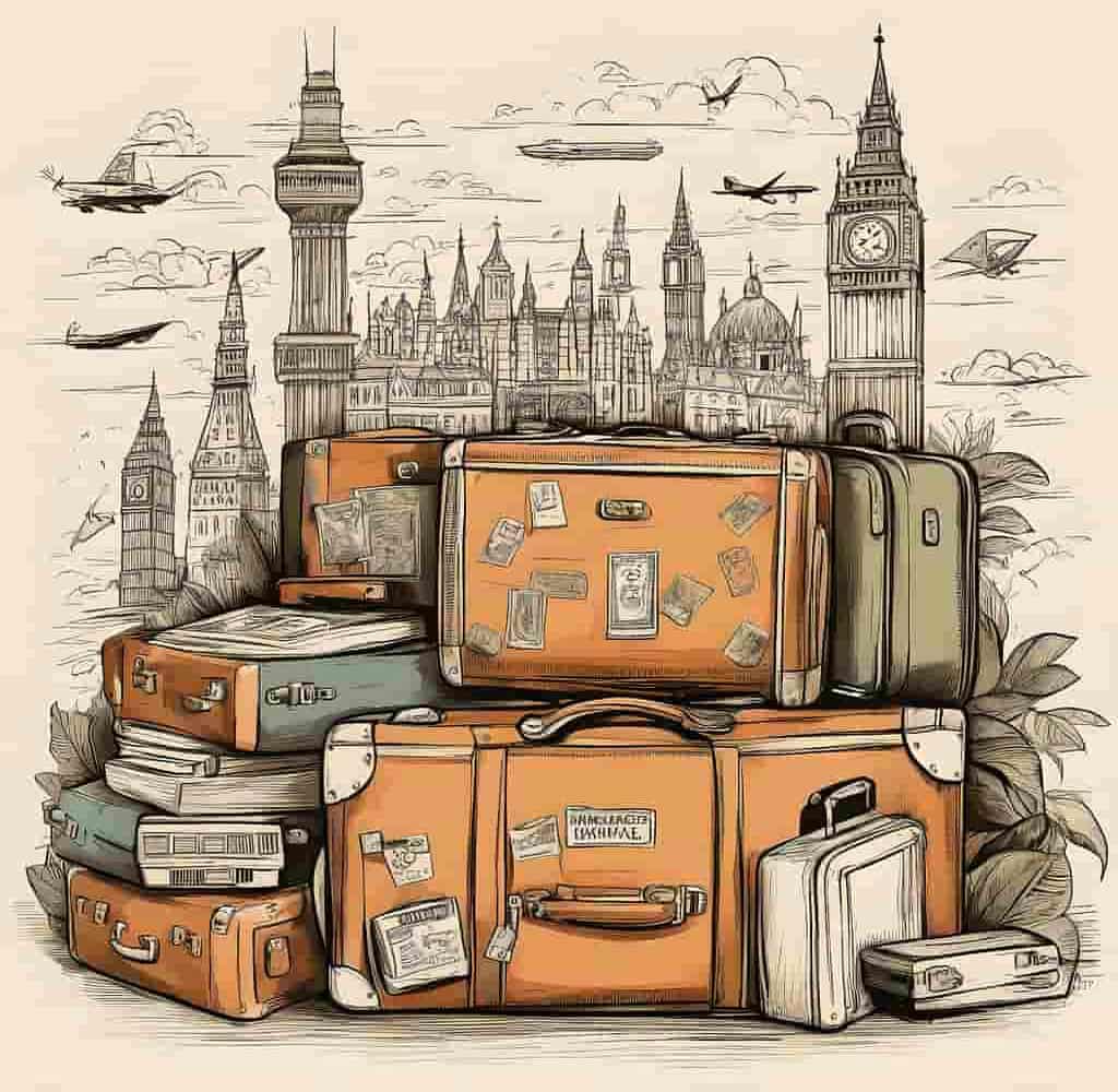 Compagnie Assicurative Viaggi: le valigie pronte per partire rappresentate in un'immagine.